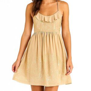 Johnny Martin Women's Empire Waist Mini Dress Size 3 Homecoming Dress Party
